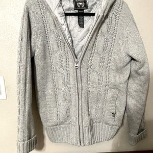 David Bitton - Buffalo Jeans - Quilted Sweater Hoodie-Discounted Ship!